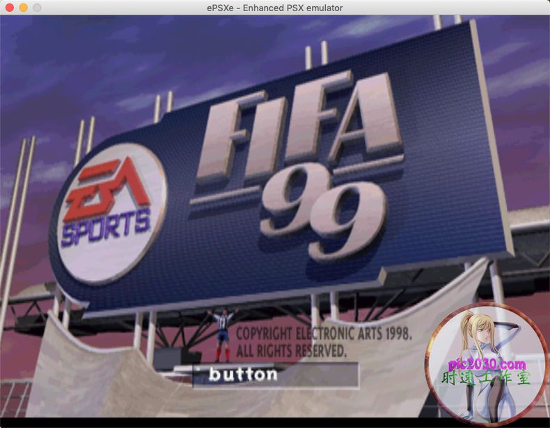 fifa99足球经理 PS版 MAC 苹果电脑游戏 英文版 支援10.13 10.14 10.15 11 12 适用于APPLE CPU
