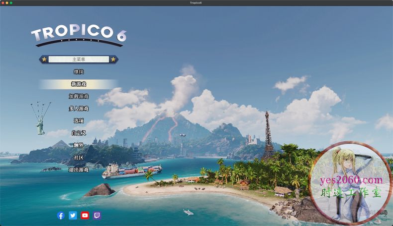 海岛大亨6 MAC 苹果电脑游戏 原生版 支援10.14 10.15 11 12 13 适用于APPLE CPU