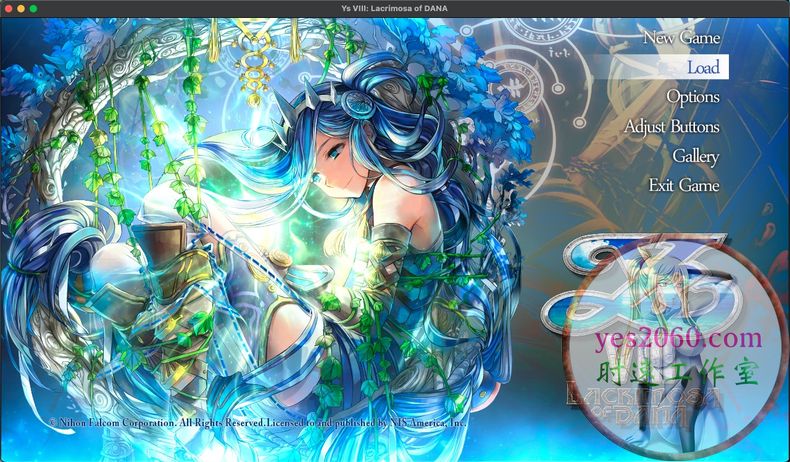 伊苏8：达娜的安魂曲 Ys VIII: Lacrimosa of DANA MAC苹果电脑游戏 英文版 支持12 13 14