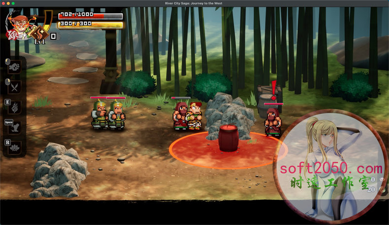 热血西游记 天竺奇谭 River City Saga: Journey to the West WIN游戏 PC电脑游戏 适配系统WINDOWS